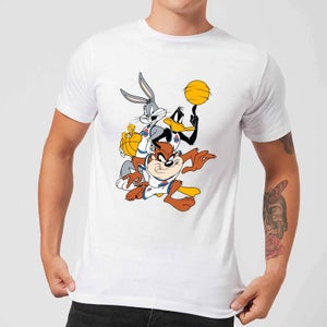 Space Jam Gruppe Shot Herren T-Shirt - Weiß