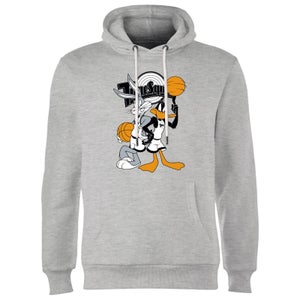 Space Jam Bugs And Daffy Tune Squad Hoodie - Grey