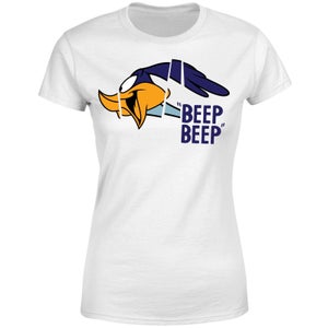 Looney Tunes Road Runner Beep Beep Dames T-shirt - Wit