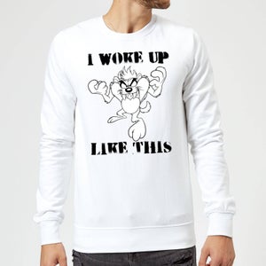 Looney Tunes I Woke Up Like This Sweatshirt - White