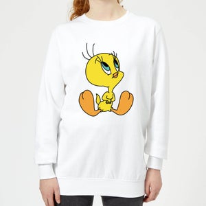 Sweat Femme Titi Assis Looney Tunes - Blanc