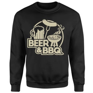 Beer & BBQ Sweatshirt - Black