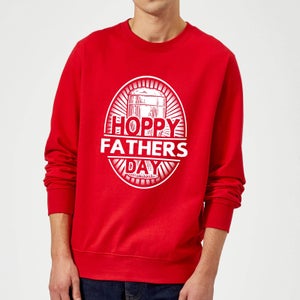 Hoppy Fathers Day Sweatshirt - Red