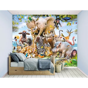 Walltastic Jungle Safari Wall Mural