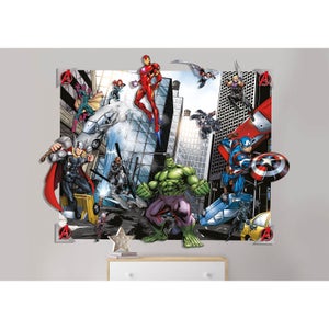 Walltastic Avengers 3D Pop-Out Wall Decoration