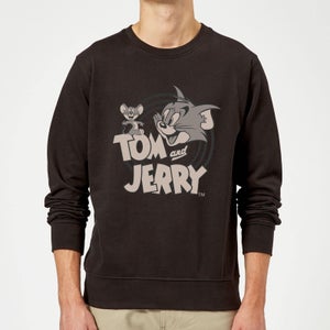 Tom & Jerry Circle Sweatshirt - Black