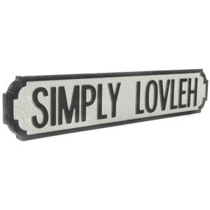 Shh Interiors Simply Lovleh Vintage Street Sign