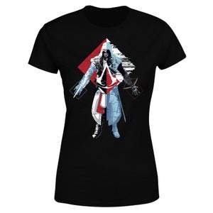 Assassin's Creed Animus Split Dames T-shirt - Zwart