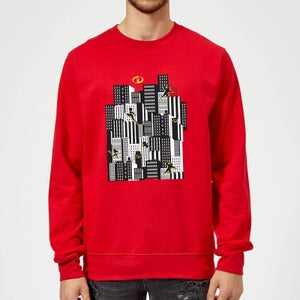 The Incredibles 2 Skyline Sweatshirt - Red