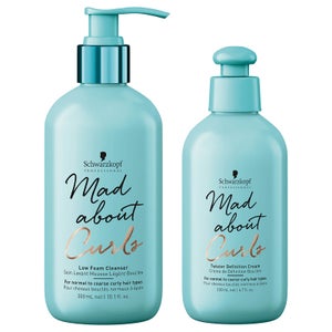 Schwarzkopf Professional Mad About Curls Low Foam Cleanser + Twister Definition Cream