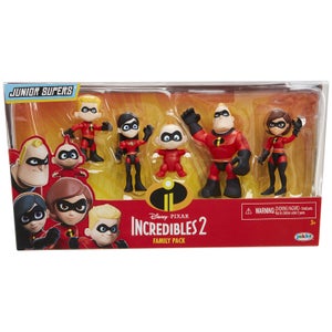 Jakks Pacific Disney Incredibles 2 Precool 3 Inch Figures 2 Family Pack
