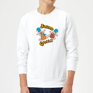 The Flintstones Squad Goals Sweatshirt - White