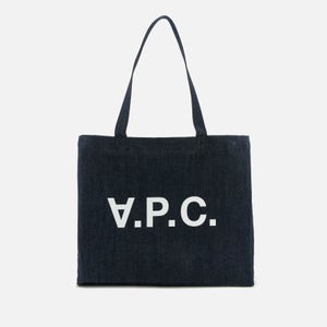 A.P.C. Women's Daniela Shopper Tote Bag - Indigo
