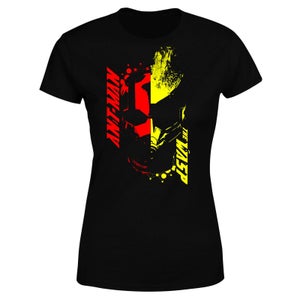 Ant-Man and the Wasp Split Face Dames T-shirt - Zwart