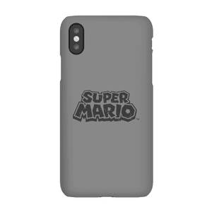 Coque Smartphone Logo Abîmé - Super Mario Nintendo pour iPhone et Android