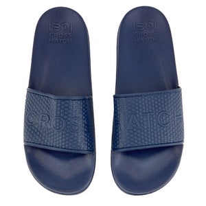 Crosshatch Men's Tulum Sliders - Estate Blue