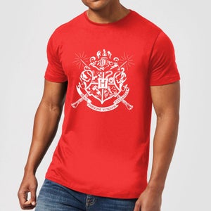 T-Shirt Homme Emblèmes des Maisons de Poudlard - Harry Potter - Rouge