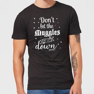 T-Shirt Harry Potter Don't Let The Muggles Get You Down - Nero - Uomo