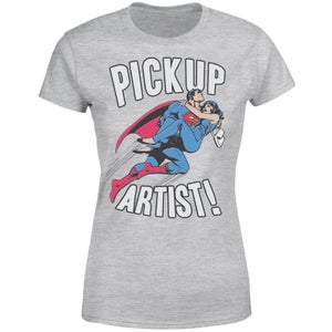 Camiseta DC Comics Superman Pickup Artist - Mujer - Gris