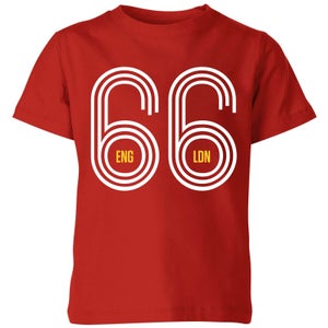 England 66 Kinder T-Shirt - Rot