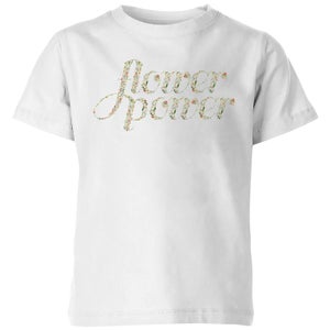 My Little Rascal Flower Power Kids' T-Shirt - White