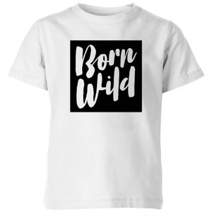 My Little Rascal Born Wild Kids' T-Shirt - White