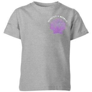 My Little Rascal Secretly A Mermaid Kids' T-Shirt - Grey