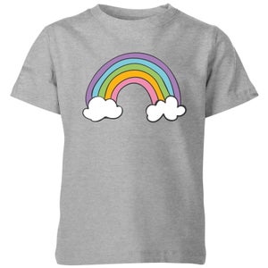 My Little Rascal Rainbow Kids' T-Shirt - Grey