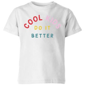 My Little Rascal Cool Kids Do It Better Kids' T-Shirt - White