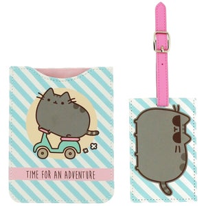 Pusheen Passport and Luggage Tag Travel Set