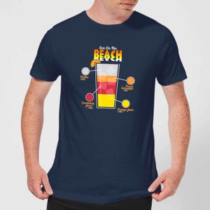 Infographic Sex On The Beach Men's T-Shirt - Navy