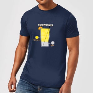 Infographic Screwdriver Men's T-Shirt - Navy