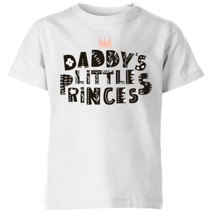 My Little Rascal Daddy's Little Princess Kids' T-Shirt - White