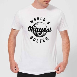 World's Okayest Golfer Men's T-Shirt - White