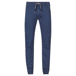 Threadbare Men's Jeffery Cuffed Chinos - Navy