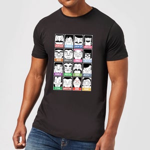 Bob's Burgers Propaganda Faces Men's T-Shirt - Black
