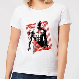 T-Shirt Femme Daredevil Cage - Marvel Knights - Blanc