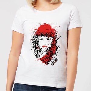 Marvel Knights Elektra Face Of Death Women's T-Shirt - White
