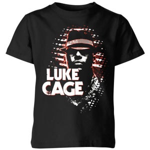 Camiseta para niño Marvel Knights Luke Cage - Negro