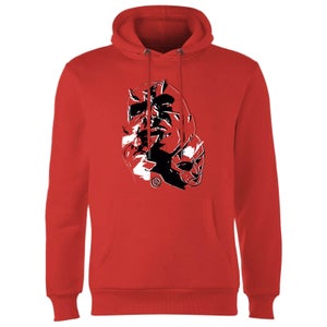 Marvel Knights Daredevil Layered Faces Hoodie - Red
