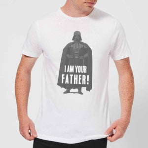 T-Shirt Star Wars Homme Dark Vador Pose Je Suis Ton Père - Blanc