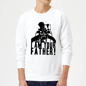 Star Wars Darth Vader I Am Your Father Confession Sweatshirt - White