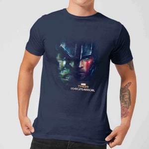 Marvel Thor Ragnarok Split Face T-shirt - Navy
