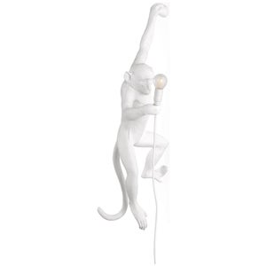 Seletti Indoor/Outdoor Hanging Monkey Lamp - White