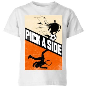T-Shirt Enfant Pick A Side Batman DC Comics - Blanc