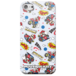 Cover Telefono Nintendo Mario Kart Colour Comic per iPhone e Android