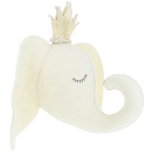 Fiona Walker England Sleepy Elephant Wall Hanging Head