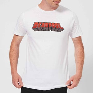 T-Shirt Homme Logo Deadpool Marvel - Blanc