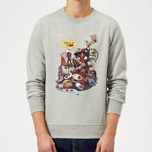 Marvel Deadpool Merchandise Royalties Sweatshirt - Grey