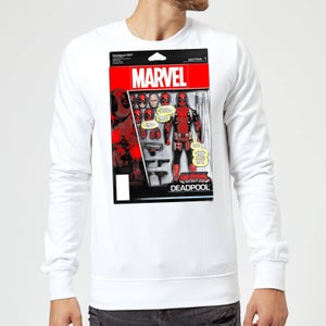 Marvel Deadpool Action Figure Pullover - Weiß
